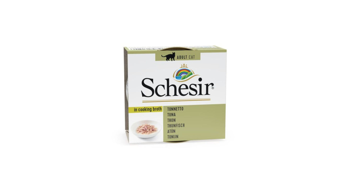 Schesir Tin Cat Tuna in Cooking Water