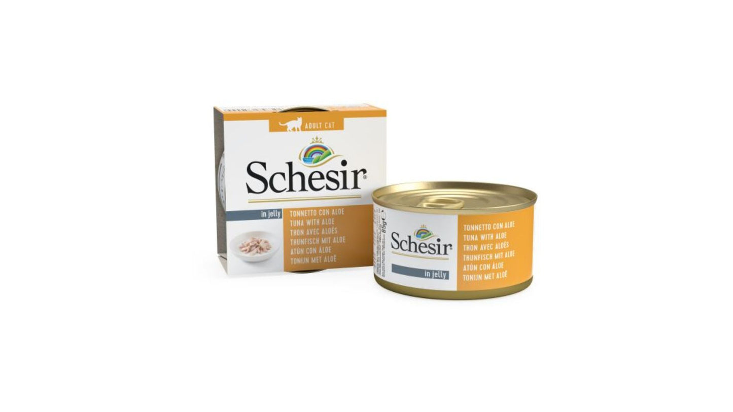 Schesir Tin Cat Tuna with Aloe in Jelly