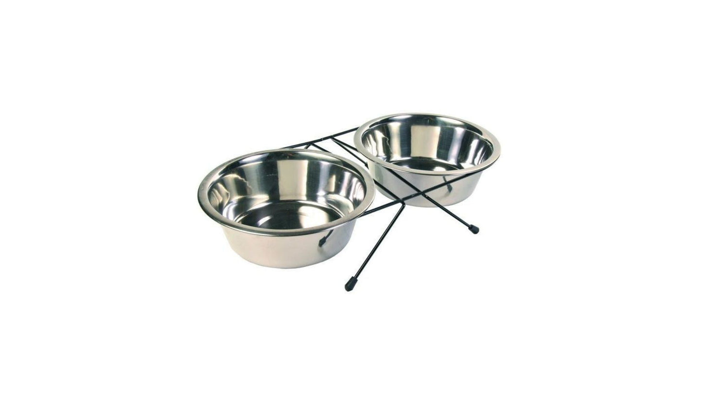 Steel Bowl with Stand