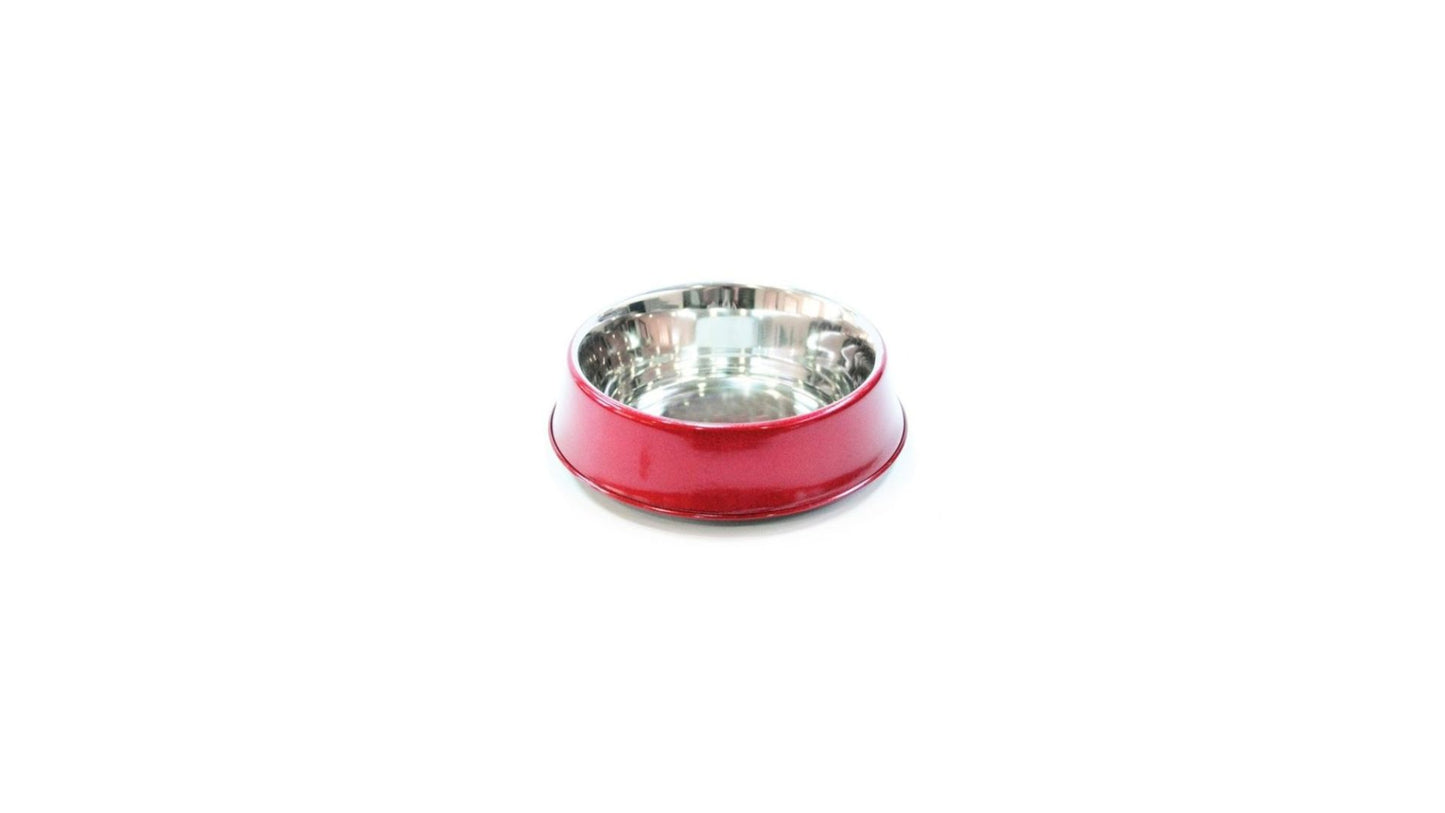 Steel Bowl Gourmet Red