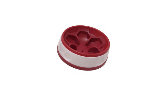 Bowl TPR Slow Feeder Poppy Cherry