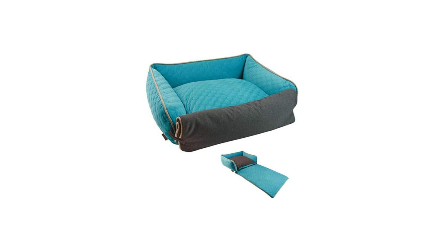 Bed with Extension Oltre Blue