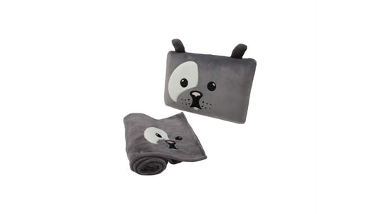 Set Pillow & Blanket Dog Mania