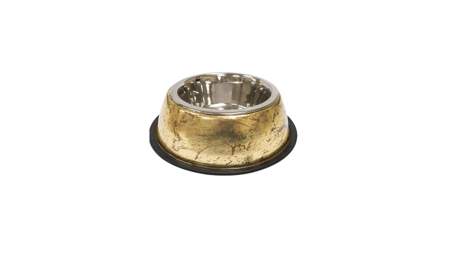 Steel Bowl Luxury Golden