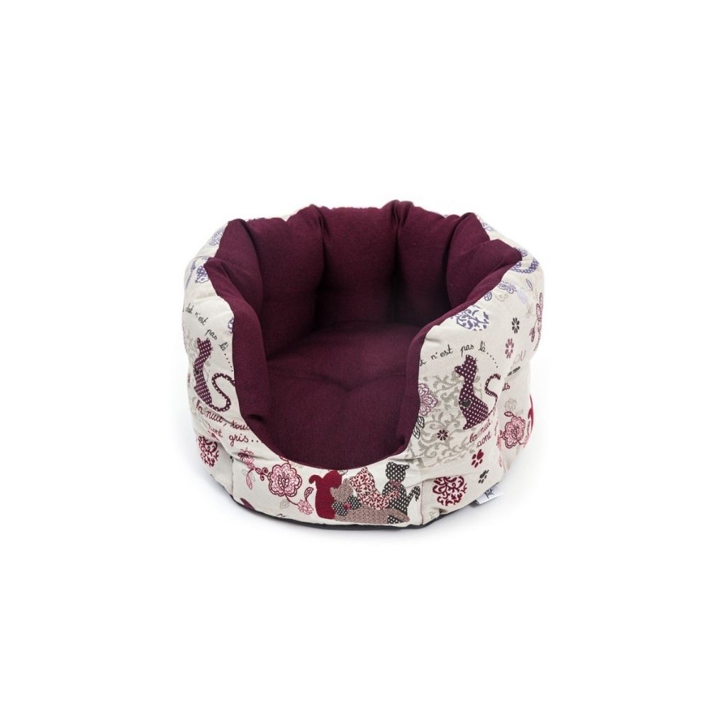 Burgundy Dog Cushion