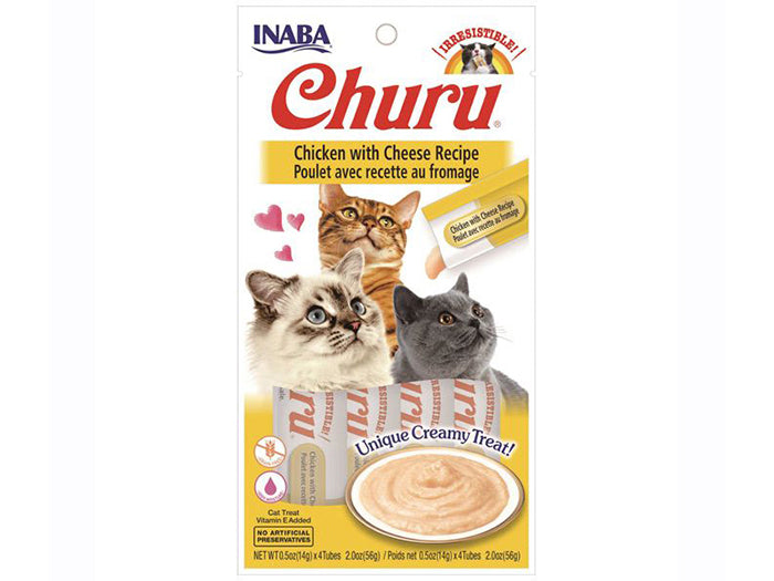 Churu Cat Chicken & Cheese Recipe x4