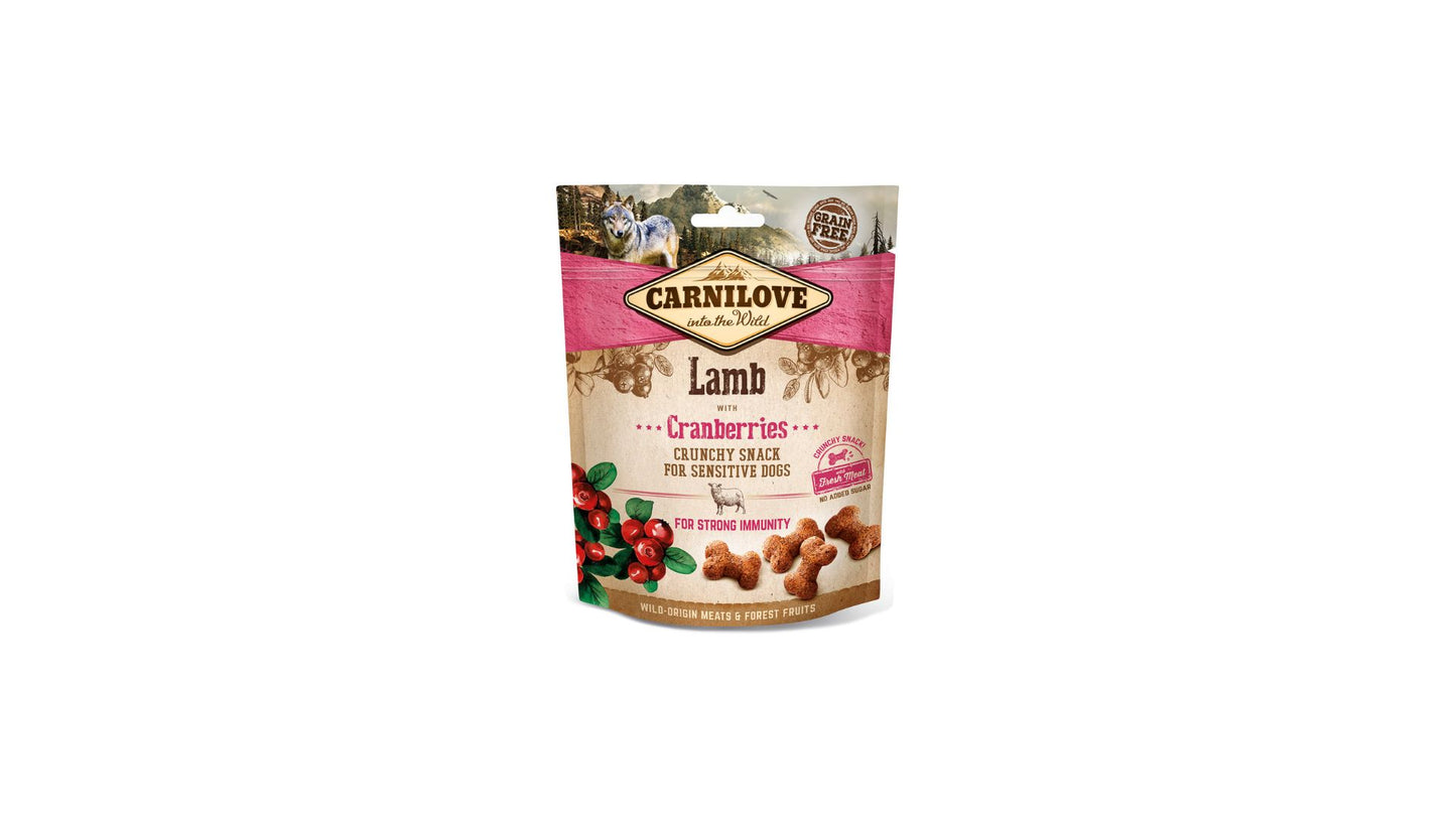 CarniLove Dog Treats Lamb & Cranberry