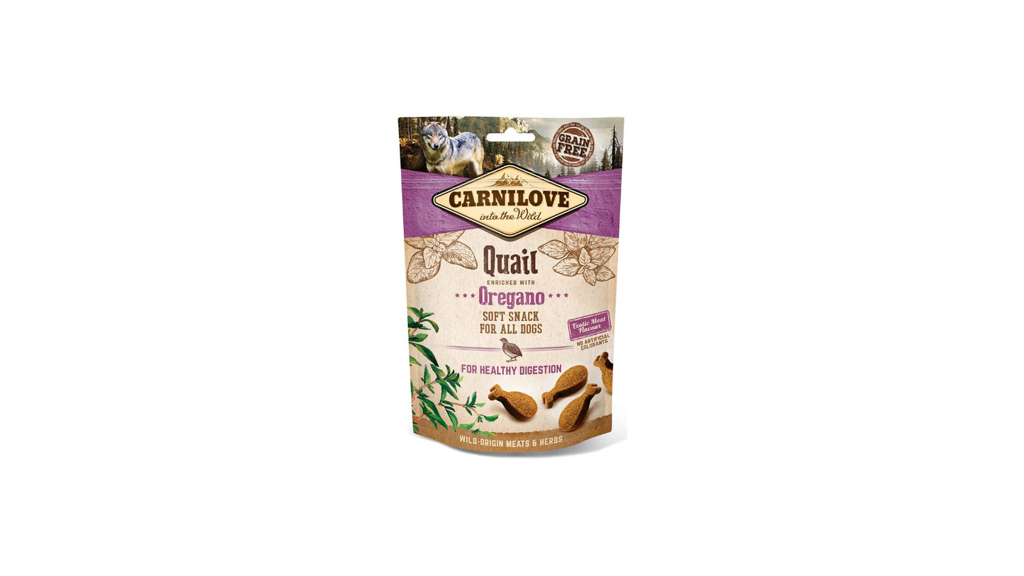 CarniLove Dog Treats Quail & Oregano