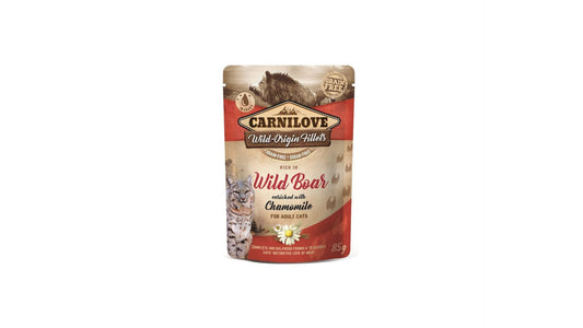 CarniLove Cat Pouch Wild Boar with Chamomile