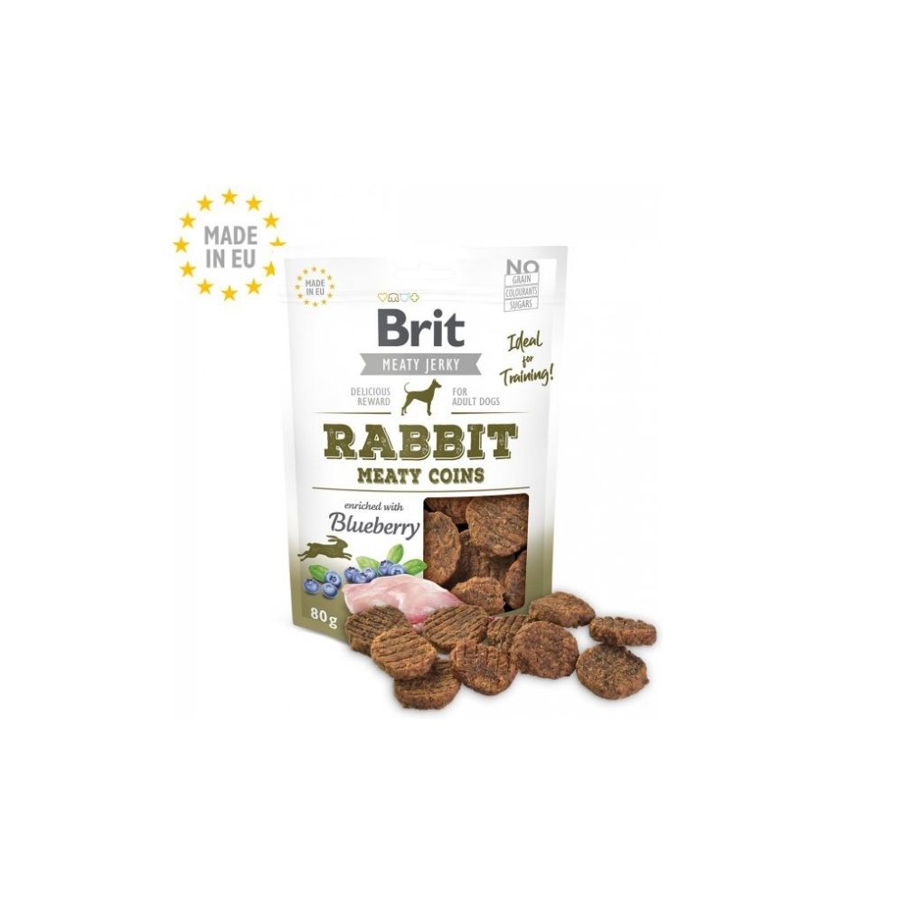 Brit Meaty Coins Rabbit with Blueberry