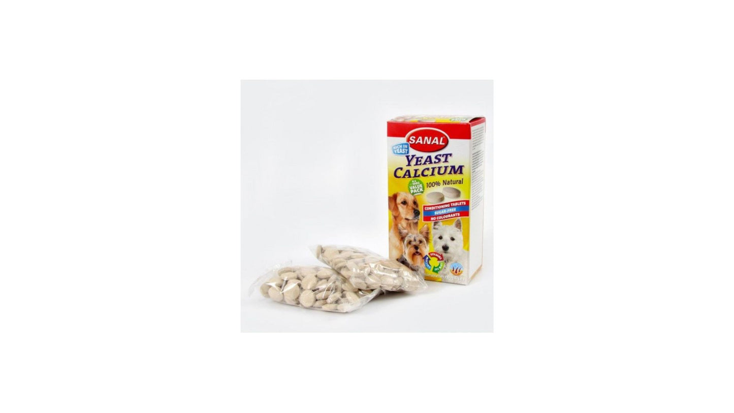 Sanal Dog Yeast Calciums Tabs