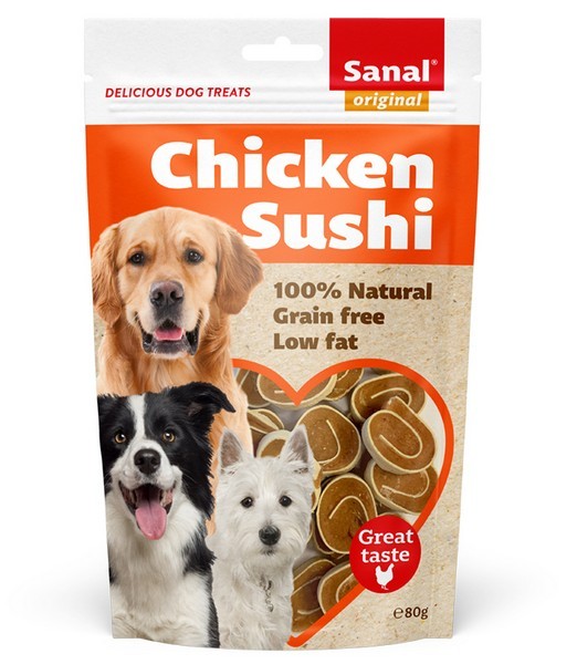 Sanal Dog Chicken Sushi
