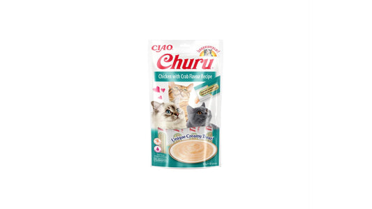 Churu Cat Chicken with Crab Flavour Recipe x4