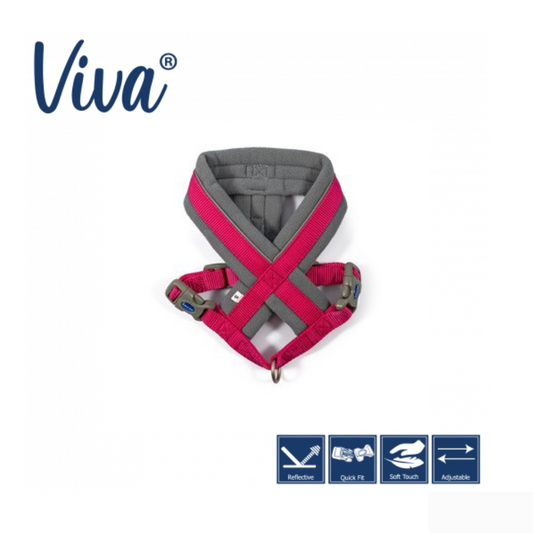 VIVA PADDED HARNESS Pink