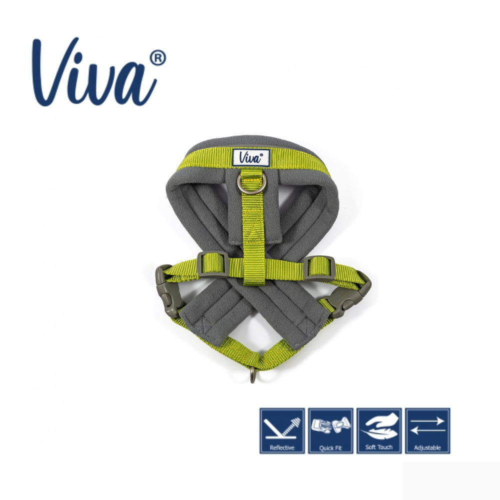 VIVA PADDED HARNESS Lime