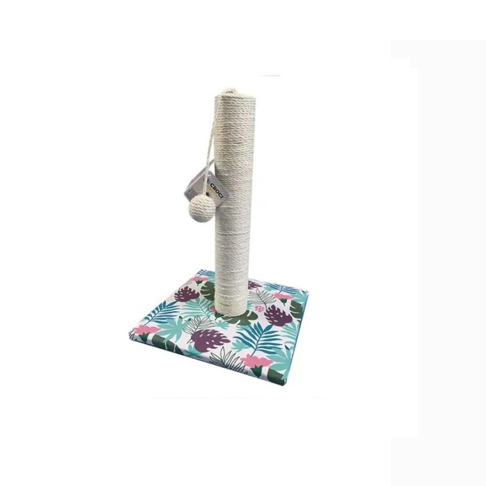 Tropical High Cat Scratching Pole with Ball