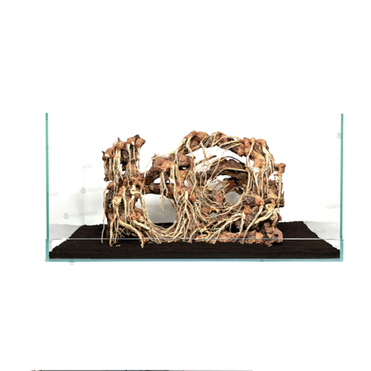 LAYOUT CAVE S – Small Pre-Arranged Aquarium Driftwood Cave Layout | 40×30cm Aquascaping Hideout