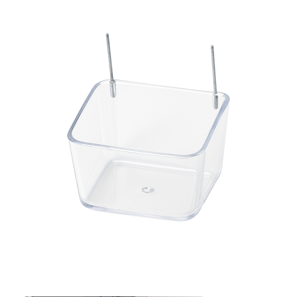 MANGIATOIA – Durable Bird Feeder for Cages | Easy-Mount Feeding Cup