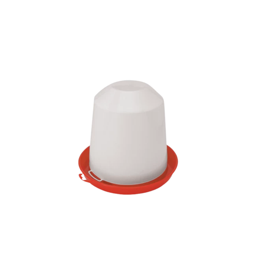 SIFONE PER POLLI ROSSO E BIANCO – Chicken Watering Syphon | Easy Fill Poultry Water Dispenser