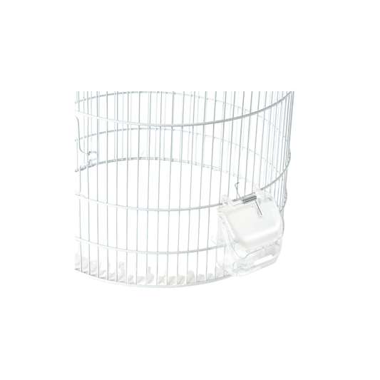 MANGIATOIA EXT CW COV & SPRI. M041 – External Bird Feeder | Covered Feeder with Spring Mechanism