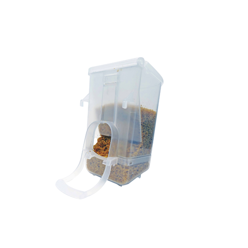 MANGIATOIA UNIKA – Universal Bird Feeder | Durable Feeding Cup for Cages and Aviaries
