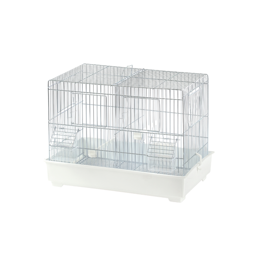 COVA 1 PLASTIC BOTTOM ZINC PLATED 42 CM – Breeding Cage | Zinc-Coated Wire with Easy-Clean Plastic Base