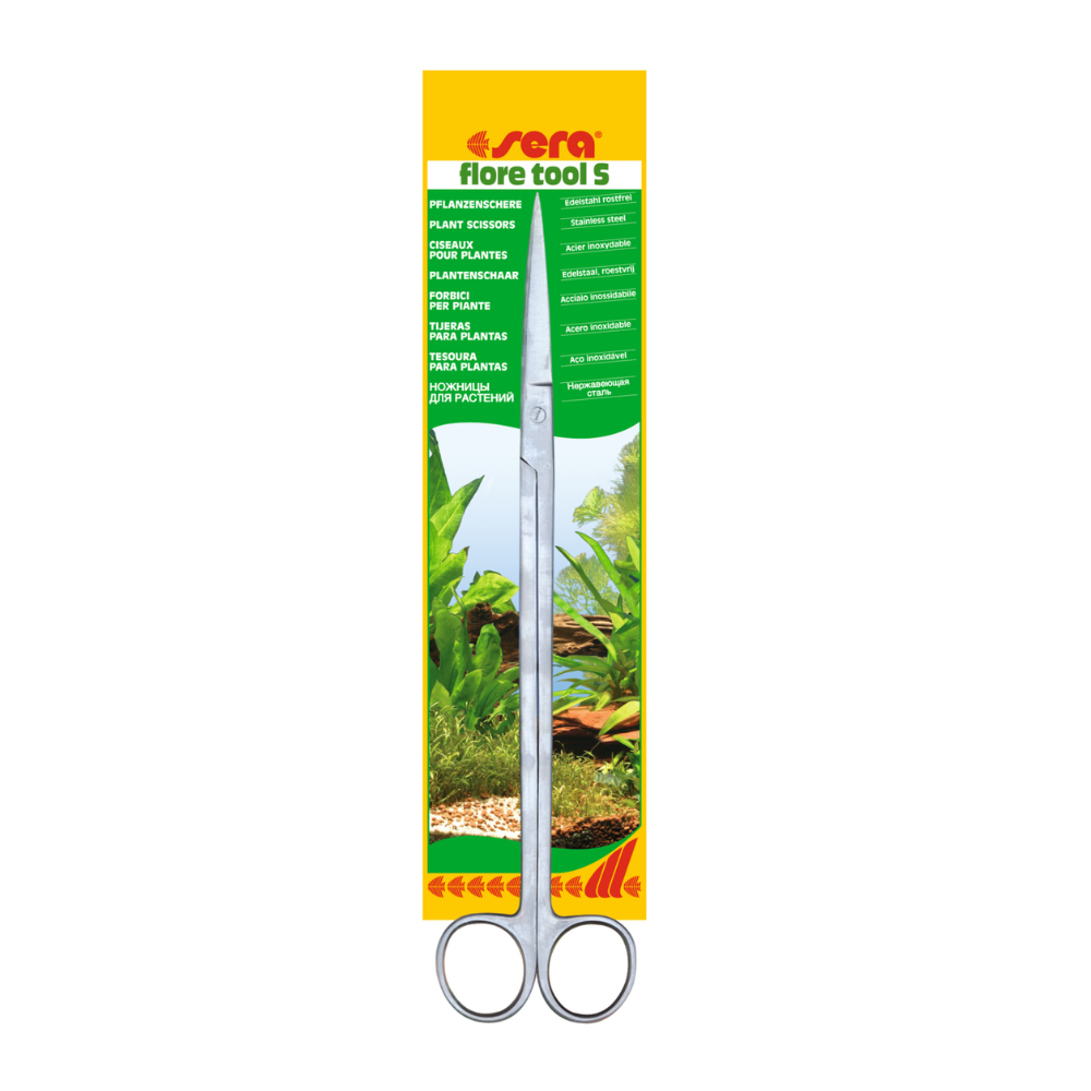 Sera flore tool S – Professional Aquarium Plant Scissors (26 cm)