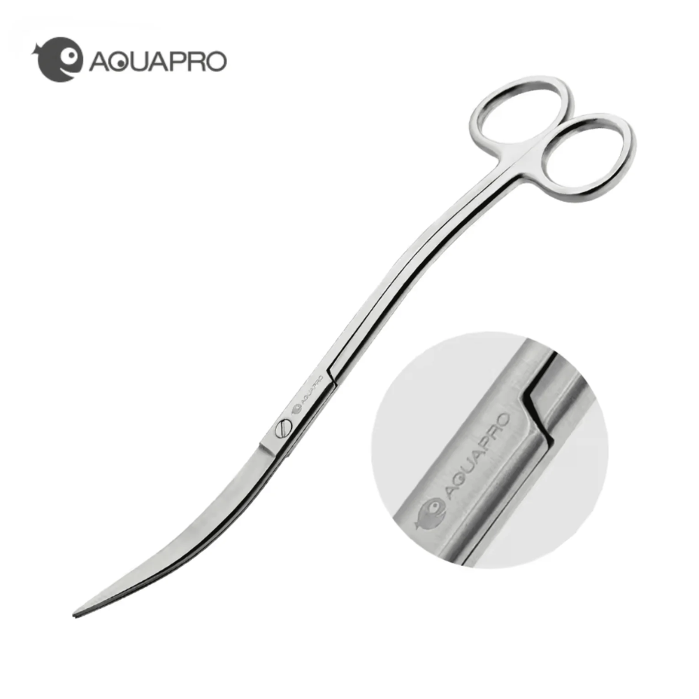Aquapro Curved Scissors – Professional Aquascaping Tool (25 cm)