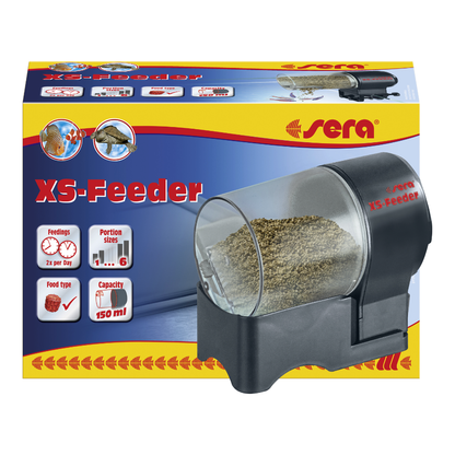 Sera XS-Feeder – Compact Automatic Feeder for Aquariums & Terrariums