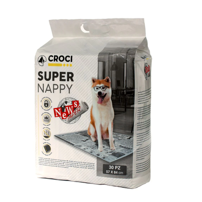 Croci Super Nappy Newspaper – Stylish & Absorbent Training Mats