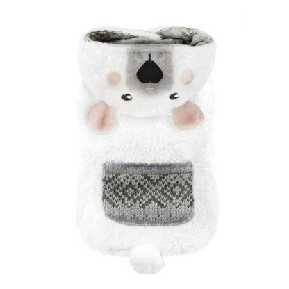 Croci Dog Sweatshirt Coldy – Polar Bear Winter Hoodie