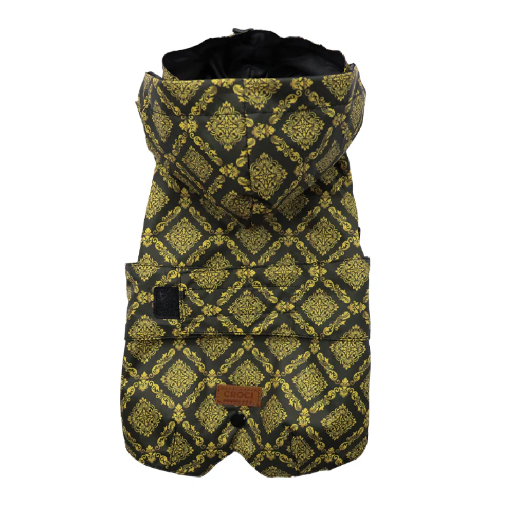 Croci Goldfinger Waterproof Dog Jacket – Luxury Protection in Gold