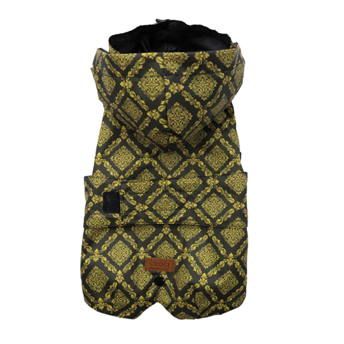 Croci Goldfinger Waterproof Dog Jacket – Luxury Protection in Gold