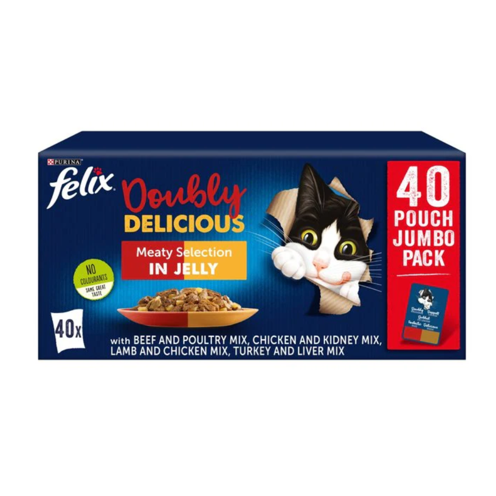 Felix As Good As It Looks (AGAIL) Double Delicious – 40 x 100g Bulk Pack