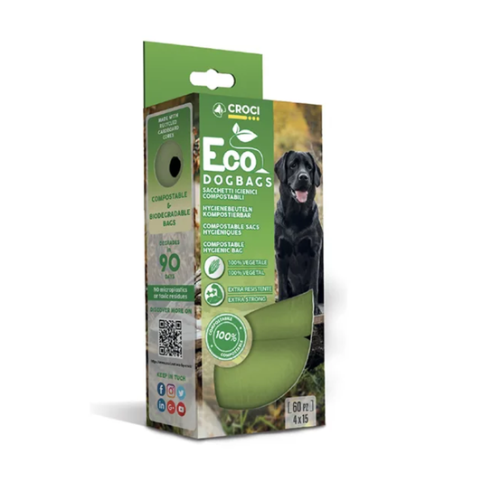 Croci 100% Compostable Eco Dog Bags – Eco-Friendly Waste Solution