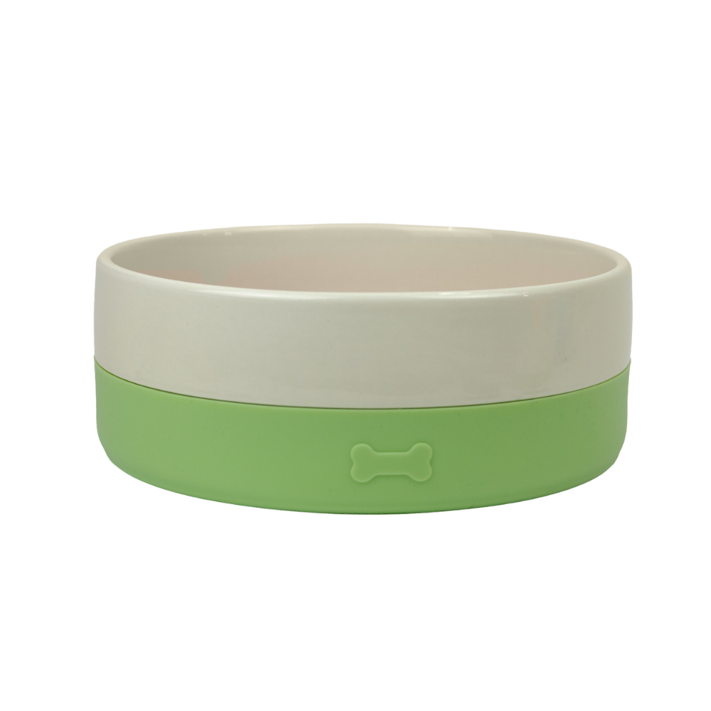 Ancol Non-Slip Ceramic Bowl with  Silicone Base