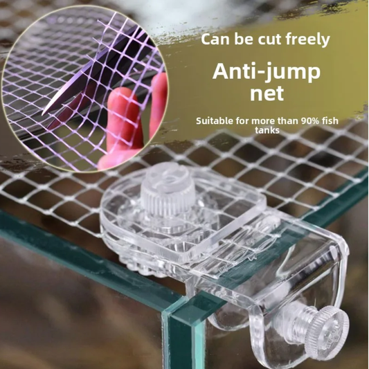 WALKINGFARM Anti-Jumping Aquarium Net