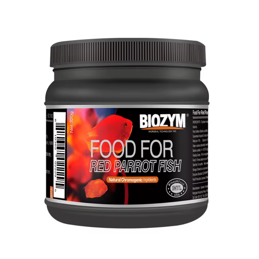 BIOZYM Blood Parrot & Tropical Fish Food (400g) – Professional Color Enhancement