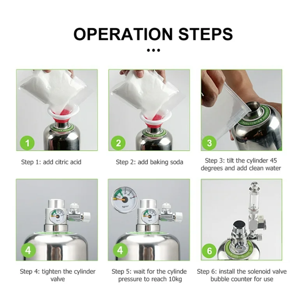 ZRDR Stainless Steel CO₂ Generator System – DIY High-Pressure Solution