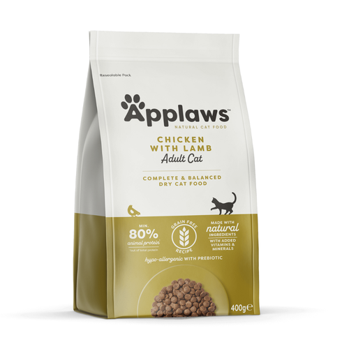 Applaws Adult Cat – Chicken & Lamb (400g & 2kg)