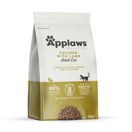 Applaws Adult Cat – Chicken & Lamb (400g & 2kg)