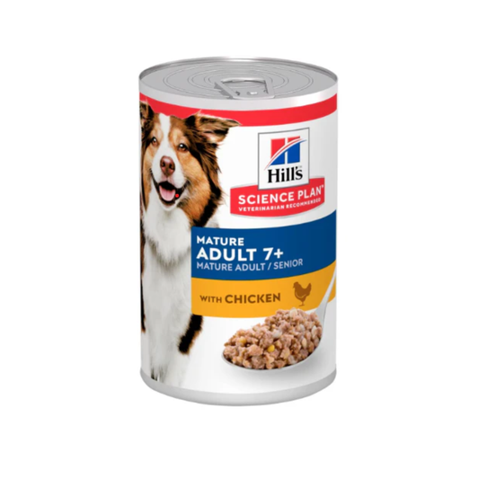 Hill’s Science Plan Mature Adult 7+ with Chicken (370g Tin)