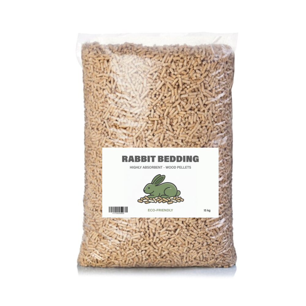 Rabbit Bedding – Highly Absorbent Wood Pellets (15kg)
