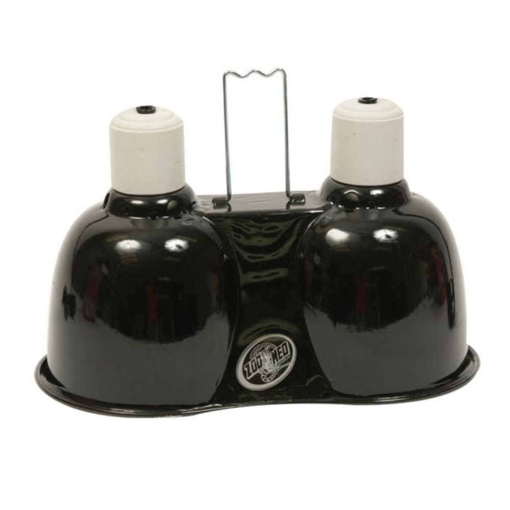Zoo Med Combo Deep Dome Dual Lamp Fixture