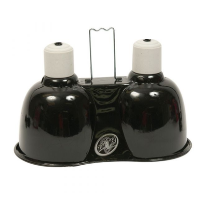 Zoo Med Combo Deep Dome Dual Lamp Fixture