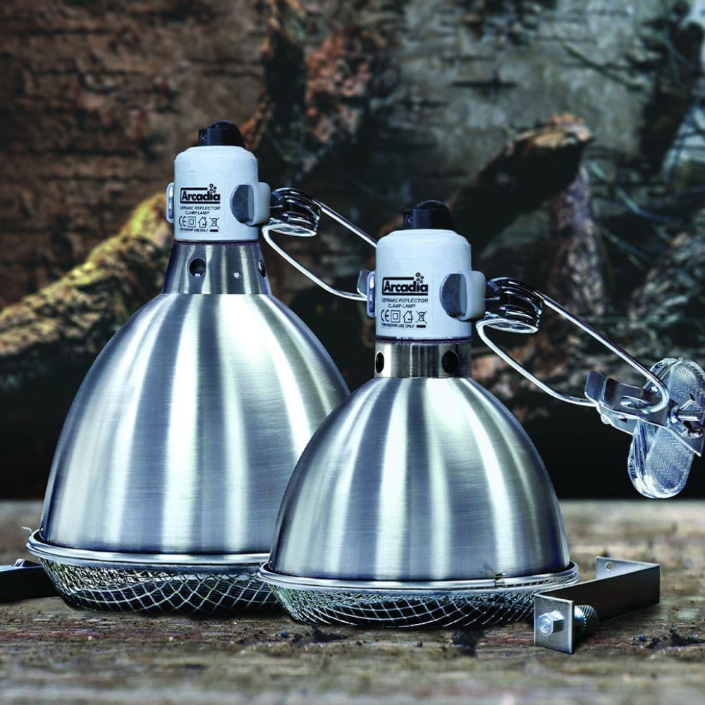 Arcadia Reflector Clamp Lamp E27 (Stainless Steel)