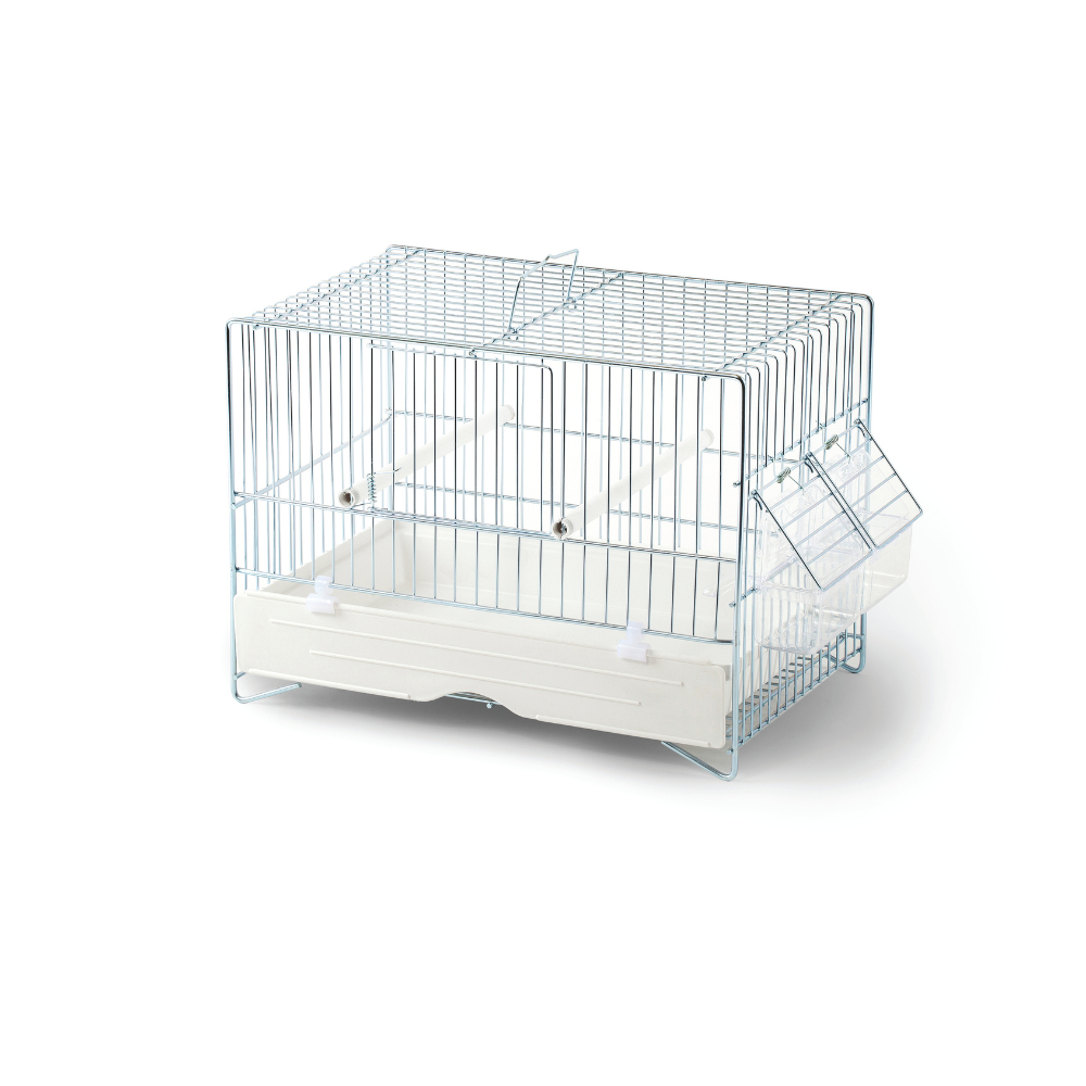 Domus Molinari Zincata Small Bird Training Cage - 31x20x23 cm