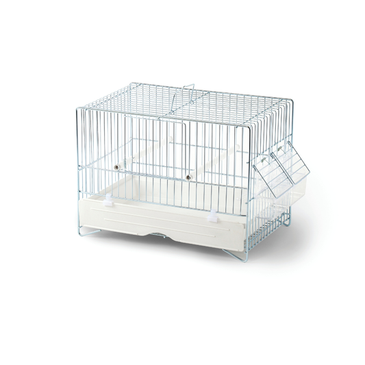 Domus Molinari Zincata Small Bird Training Cage - 31x20x23 cm