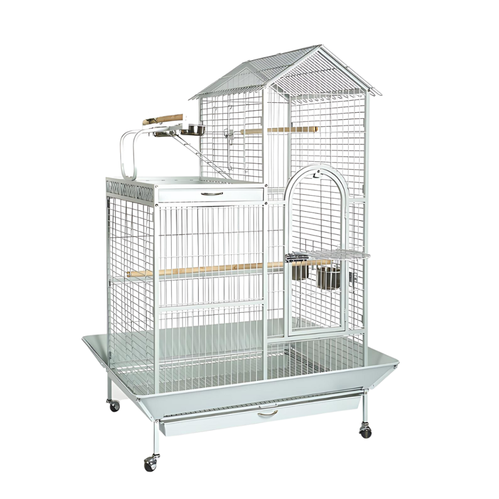 A17 Premium Parrot Cage - Large Habitat for Amazons & Cockatoos