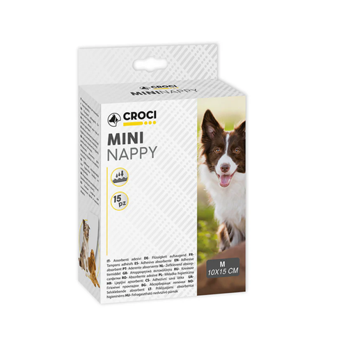 Croci Mini Nappy Sanitary Pads | Absorbent Liners for Dog Hygienic Panties